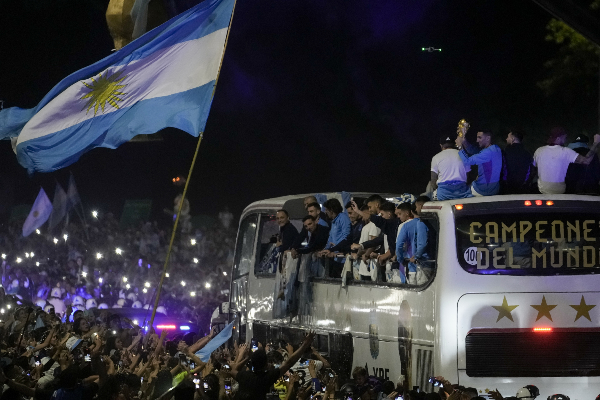 Argentína futbal MS2022 Katar návrat víťaz