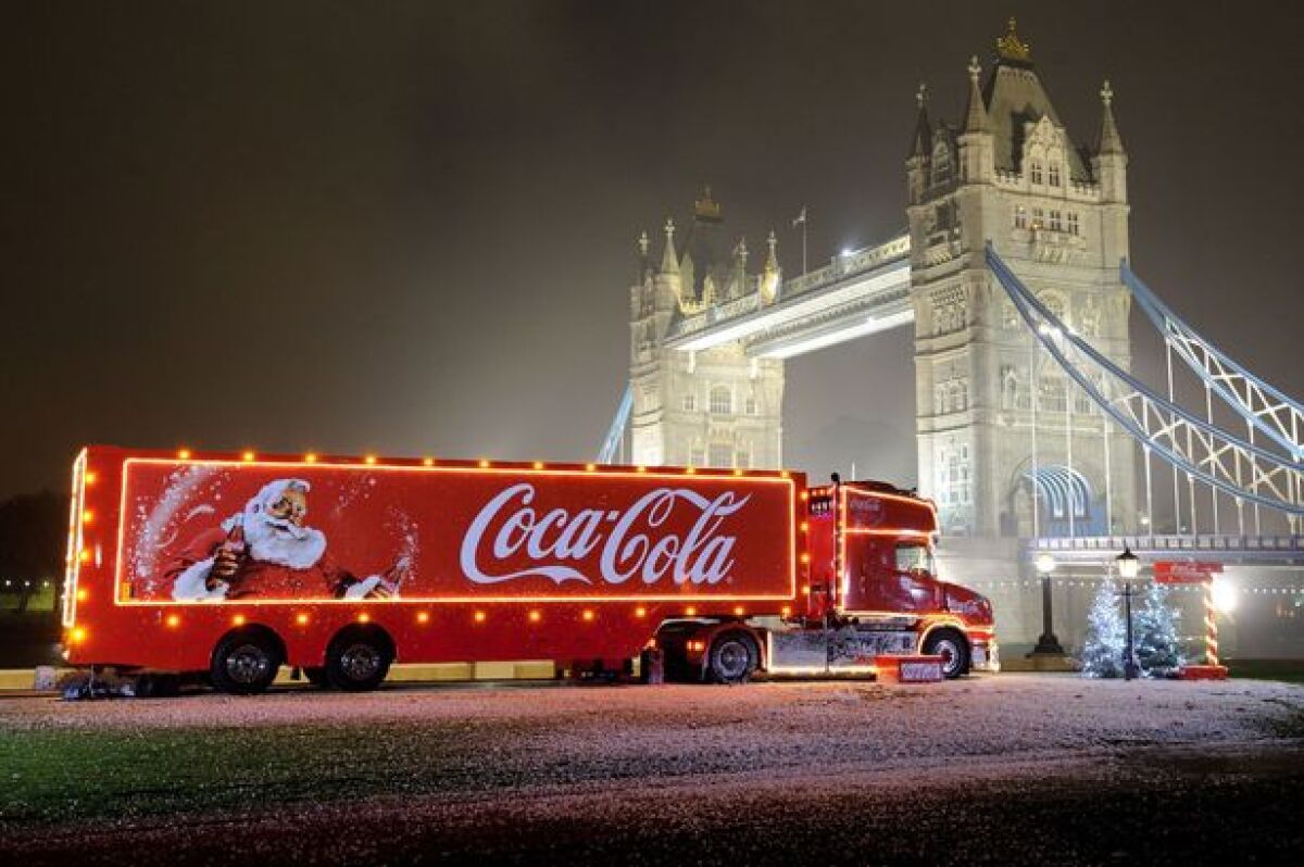 Coca-Cola  - vianočný kamión