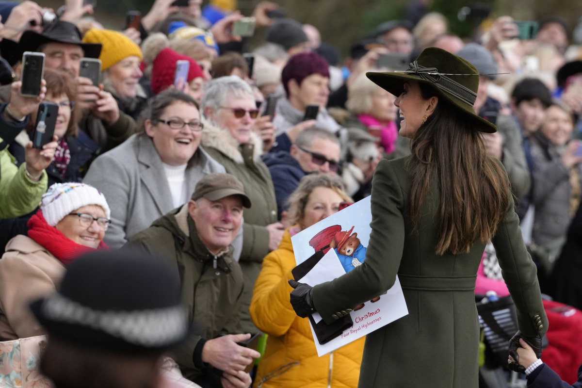 APTOPIX Britain Royals Christmas