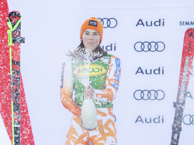 Petra Vlhová, šampanské