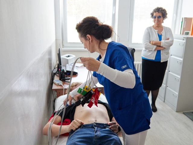 Kardiologická ambulancia vo Veľkom Krtíši.