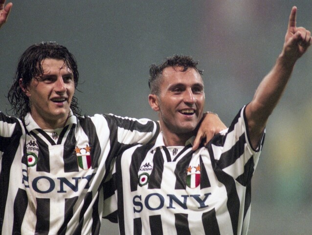 Michele Padovano a Angelo di Livio