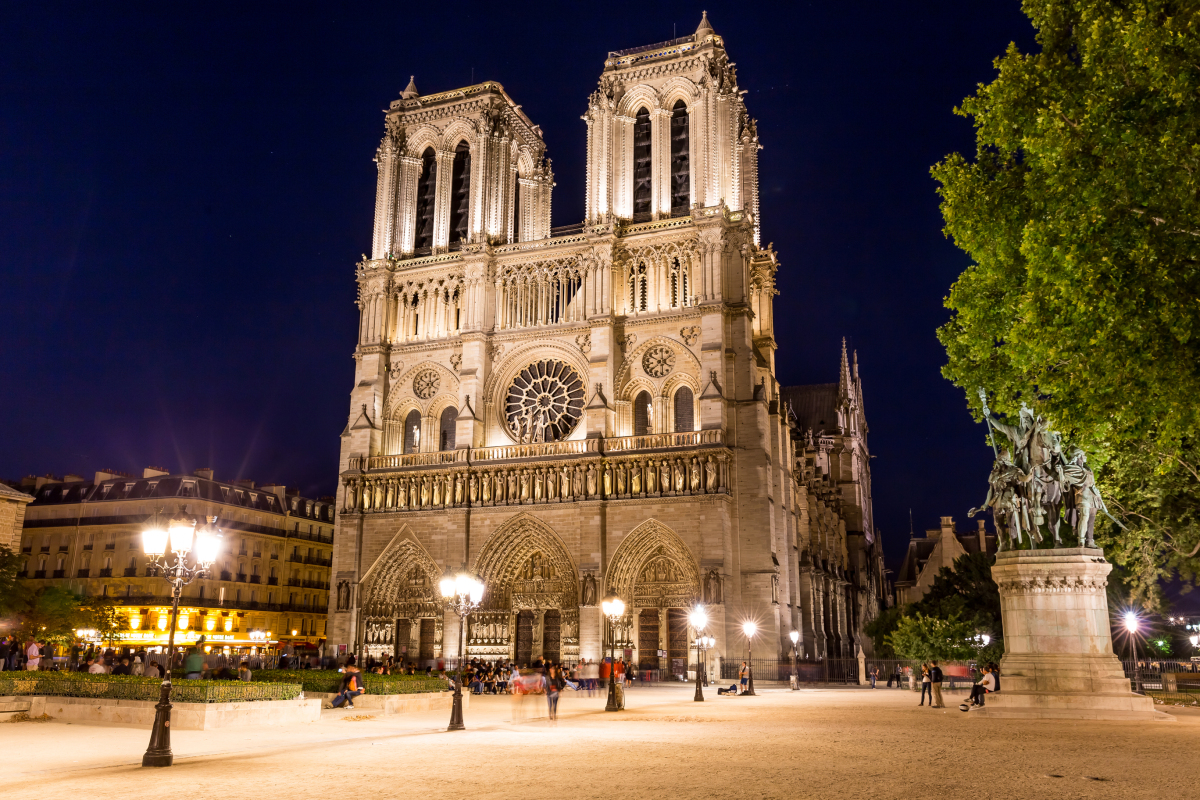 katedrála Notre Dame, Paríž, Francúzsko, 