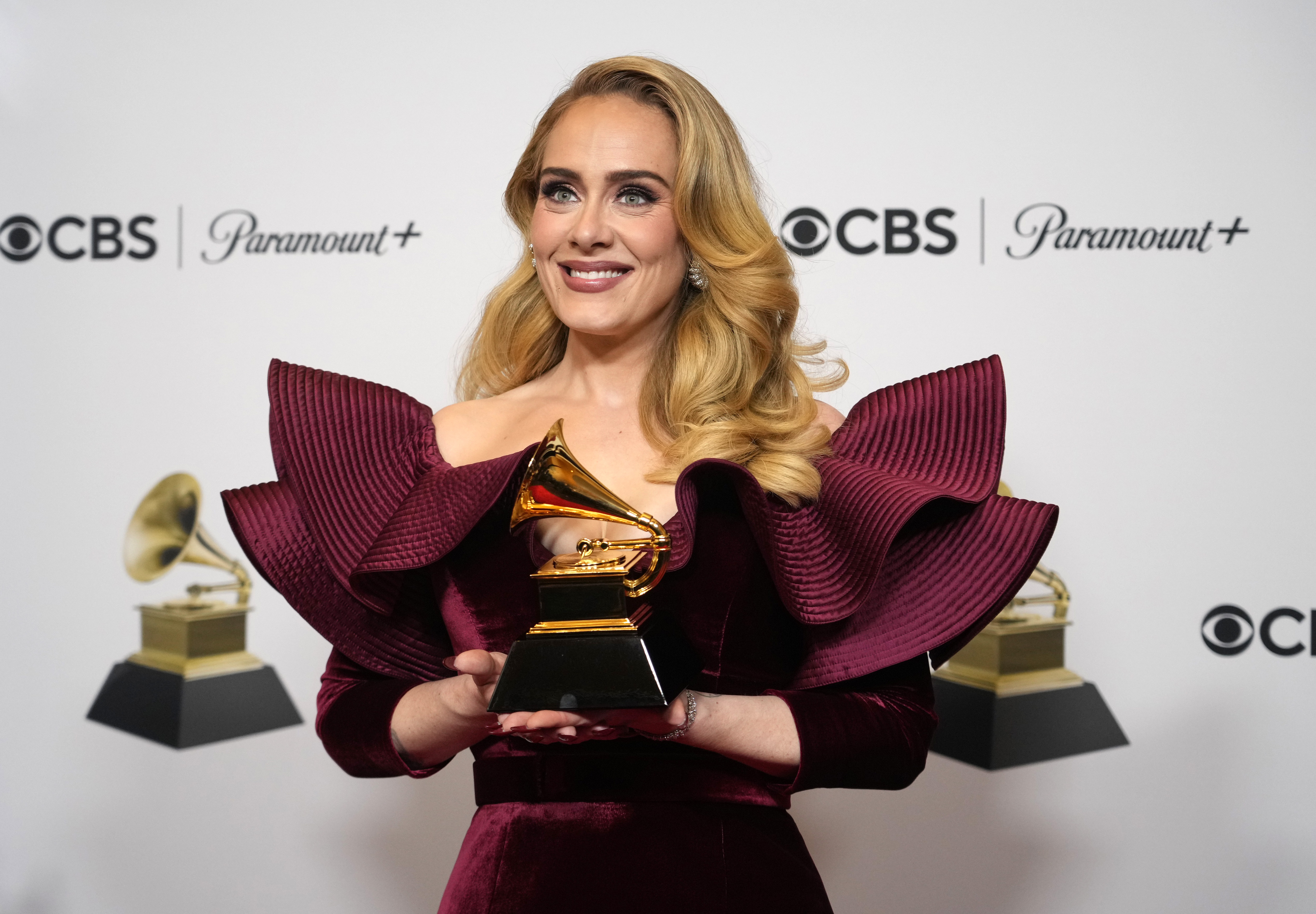 Speváčka Adele na archívnom zábere.