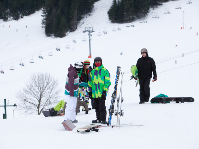 Donovaly, lyže,  lyžovanie, sneh, zima, snoubord, snowboard