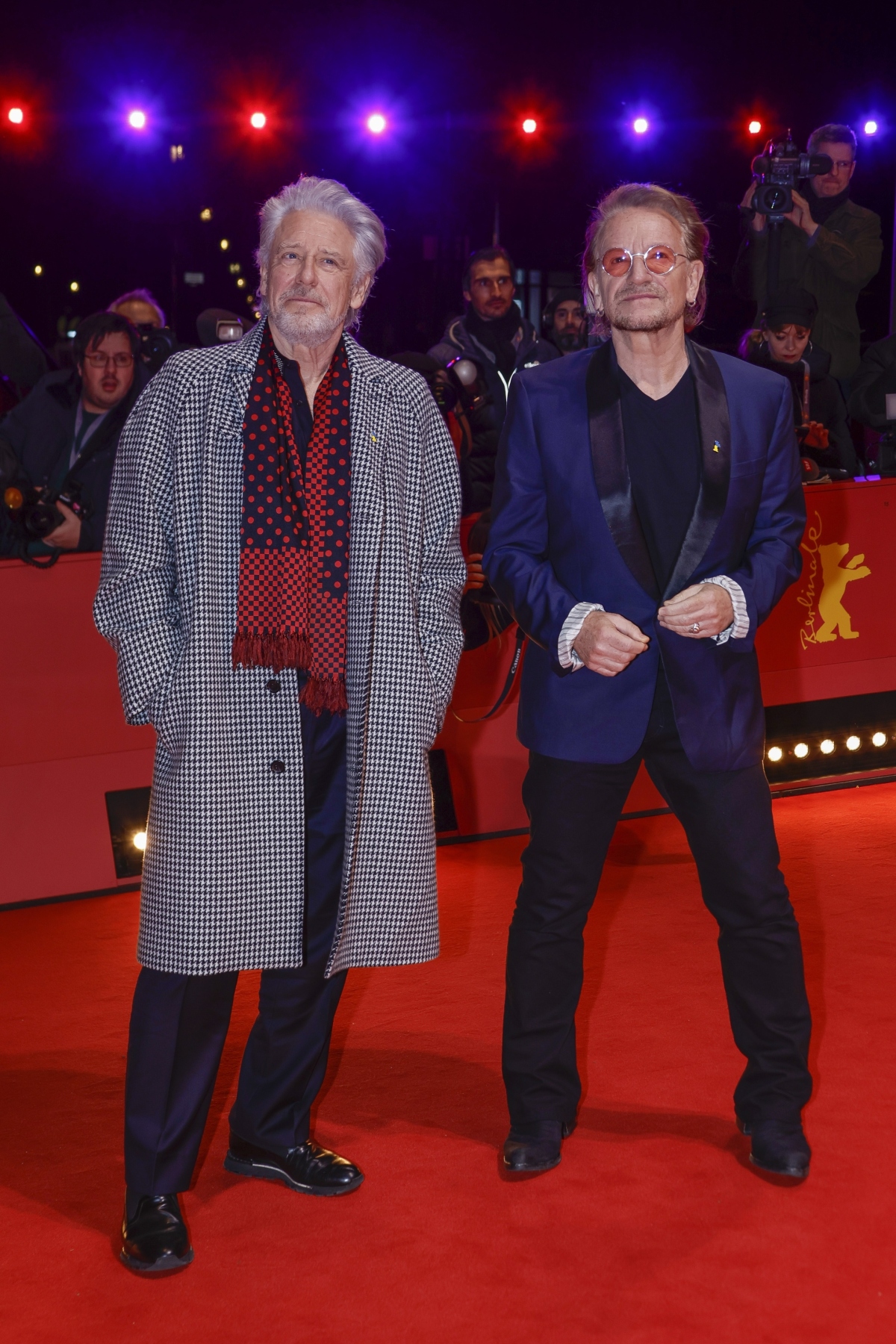 Bono (vpravo) a jeho kolega Adam Clayton