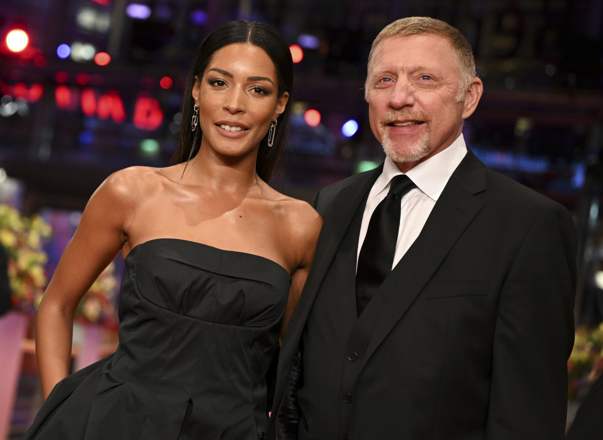 Boris Becker a jeho partnerka Lilian de Carvalho