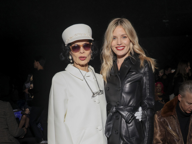 Bianca Jagger (vľavo) a Georgia May Jagger
