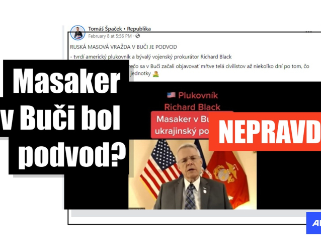 Ukrajina Buča masaker video spochybňujúce HOAXAFP