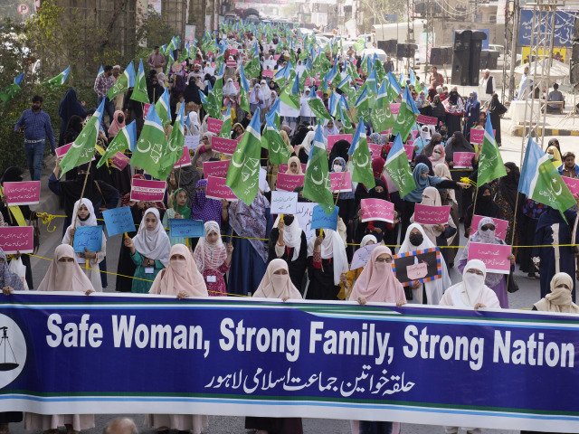 Pakistan MDŽ ženy protest