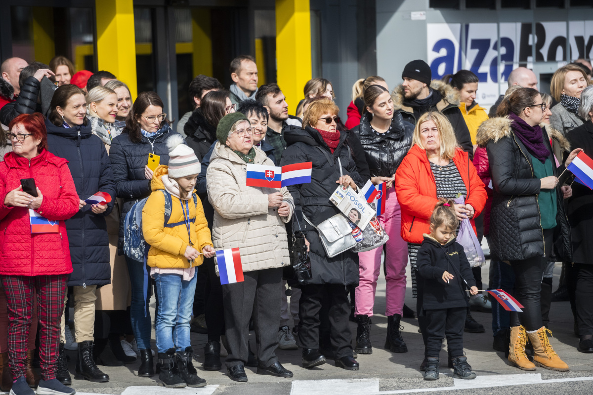 Holandský Kráľovský Pár bratislava dav