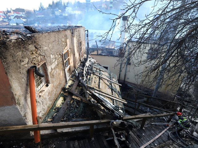 Banská Štiavnica požiar