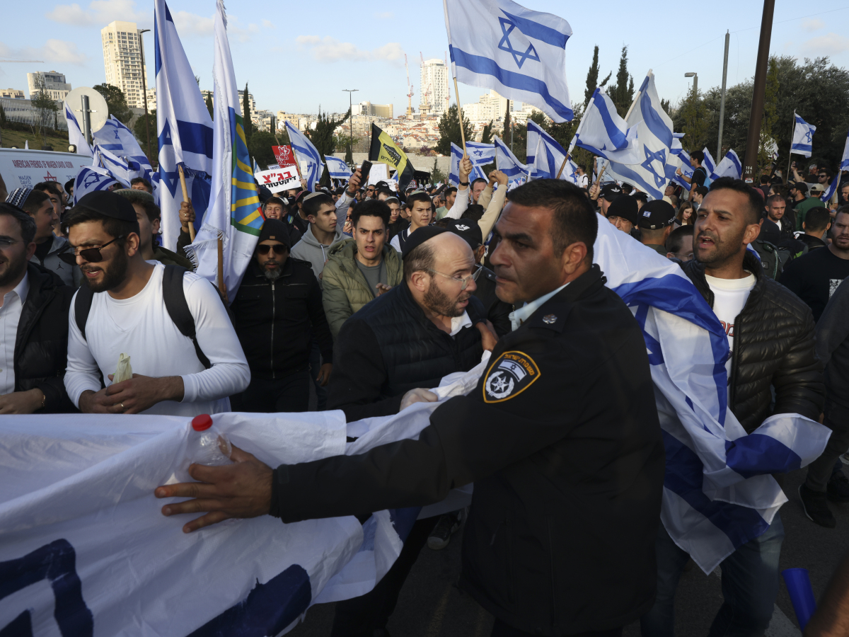 izrael protest