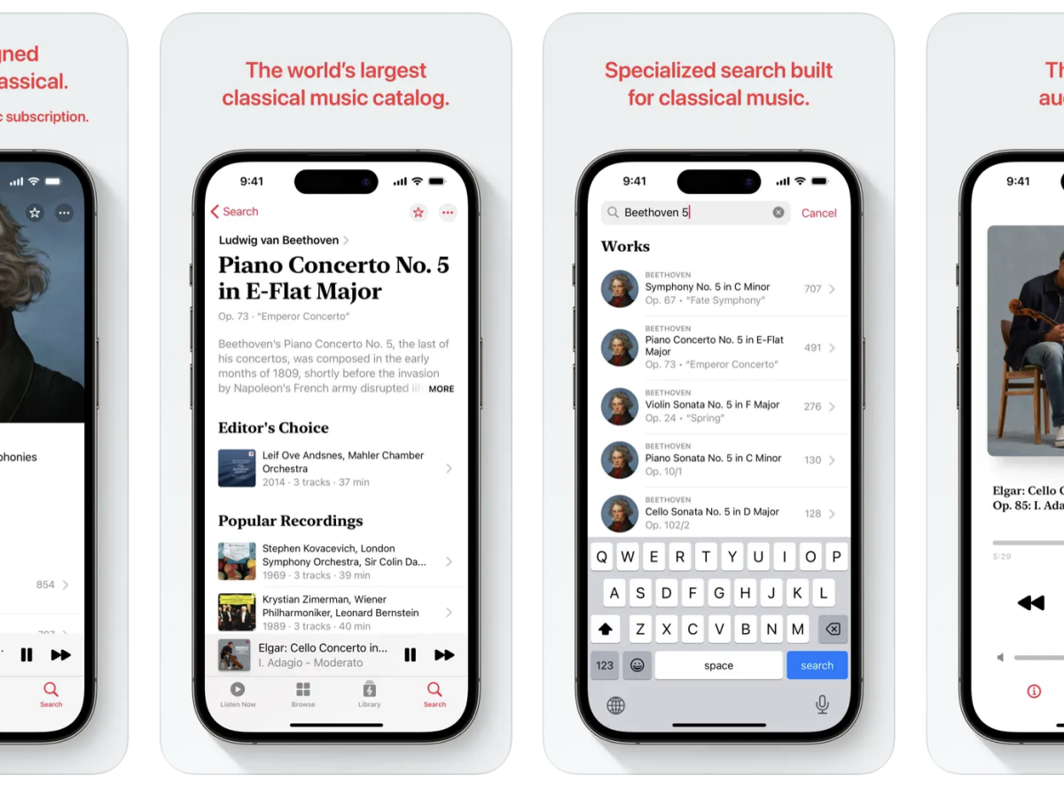 Apple Music Classical, Apple