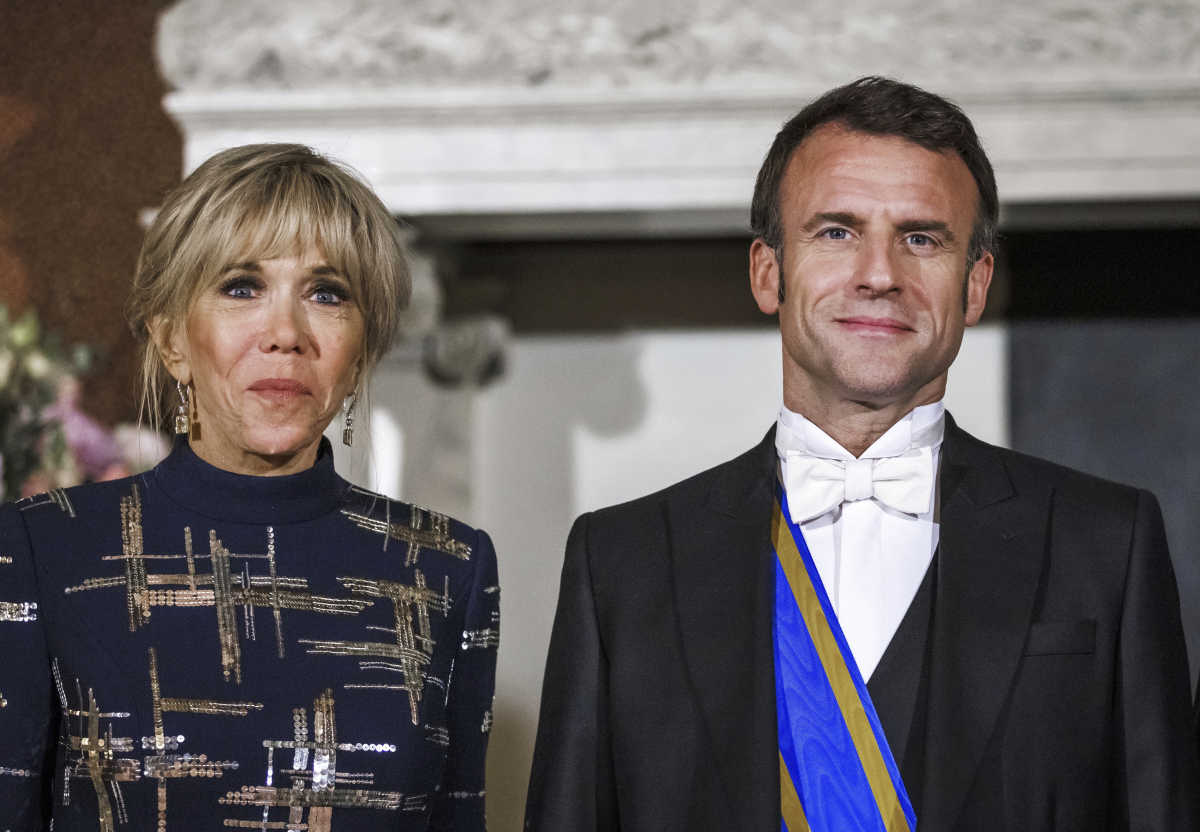 Emmanuel Macron a jeho manželka Brigitte Macron