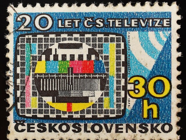 Československá televízia, známka