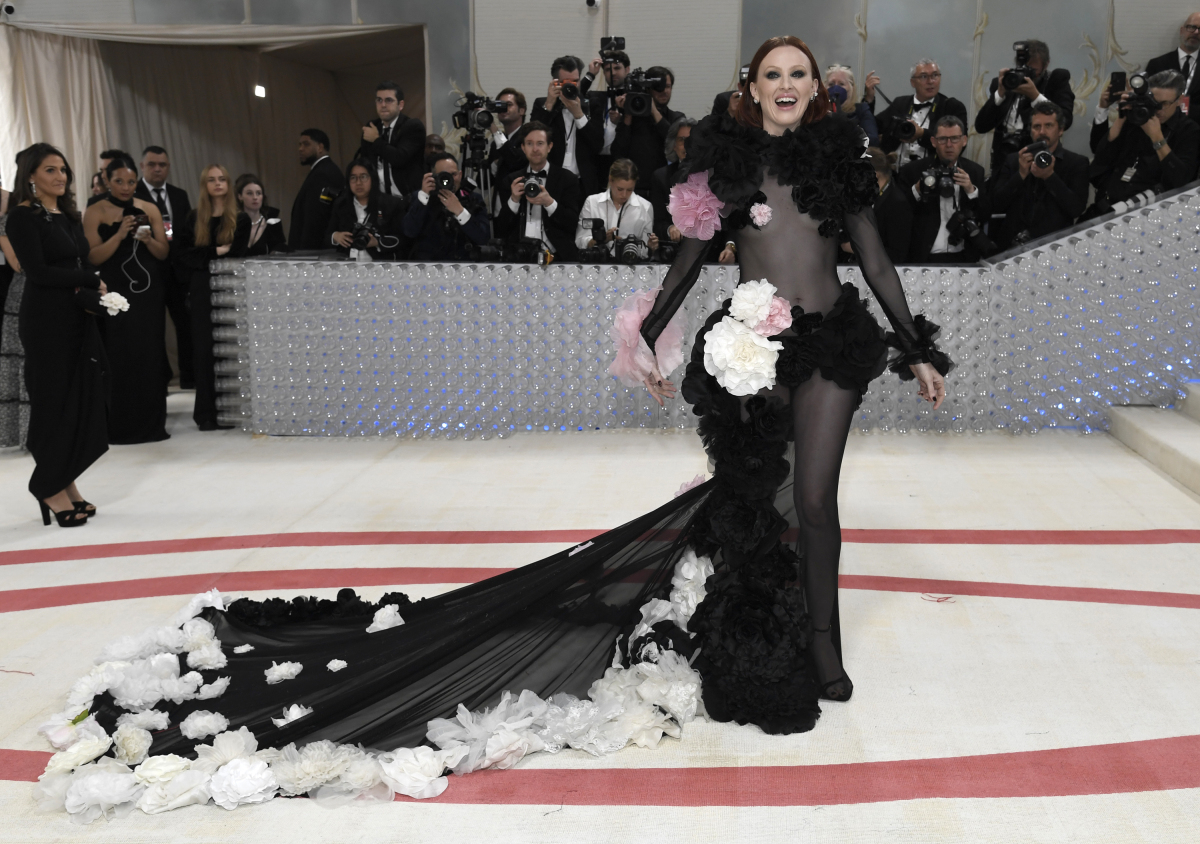 2023 MET Museum Costume Modelka Karen Elson.Benefit Gala