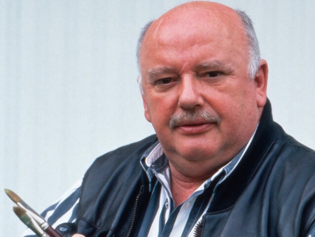 Autor falošných denníkov Konrad Kujau na snímke z roku 1990.