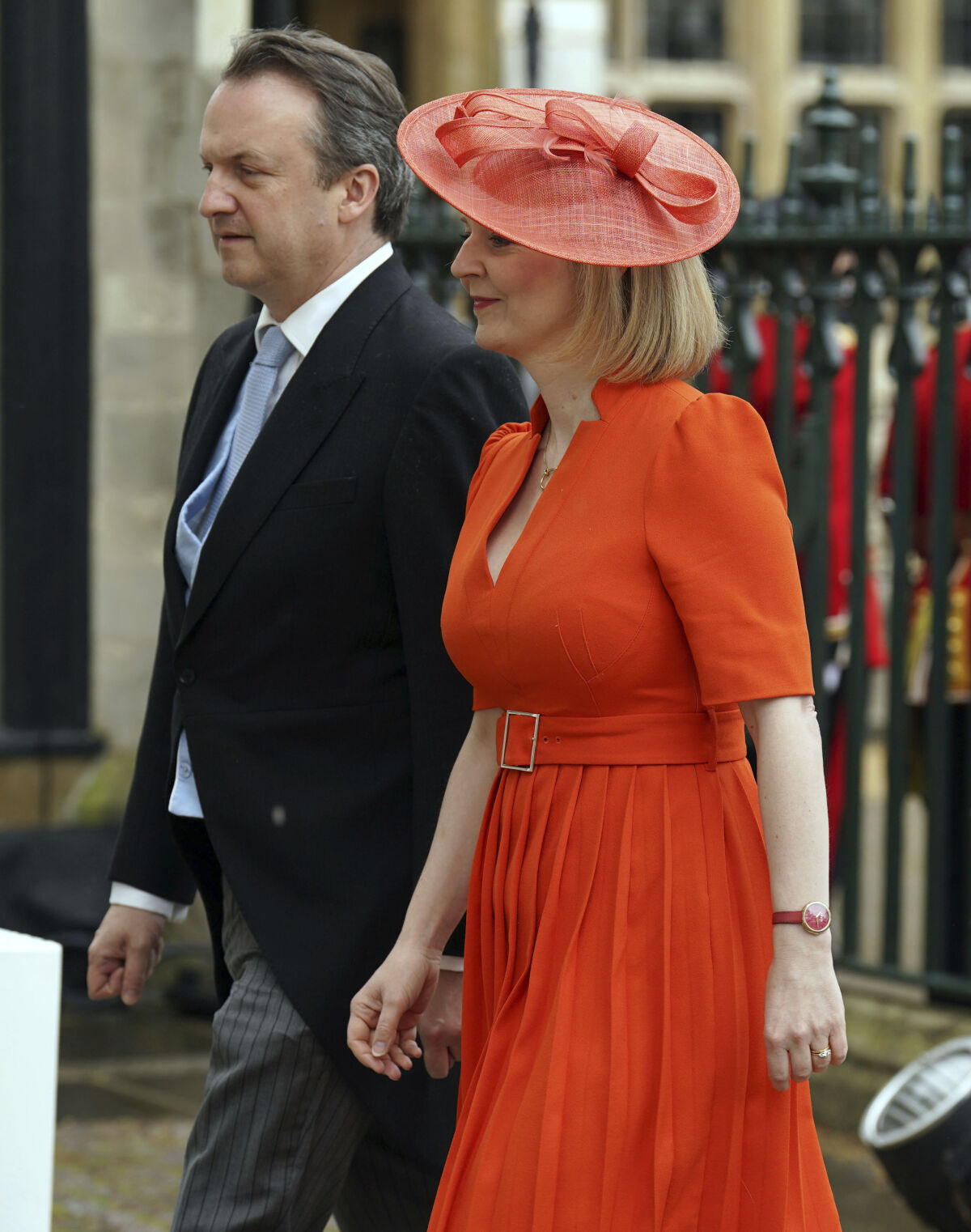 Bývalá britská premiérka Liz Truss a jej manžel Hugh O'Leary.
