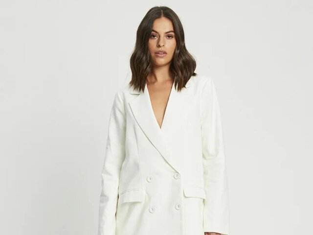 Dámske predĺžené oversized sako Tussah