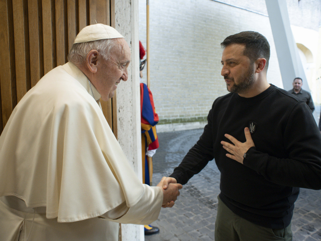 pápež František, Volodymyr Zelenskyj