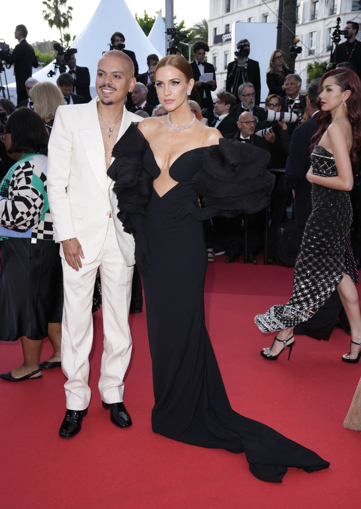 Evan Ross a jeho manželka Ashlee Simpson
