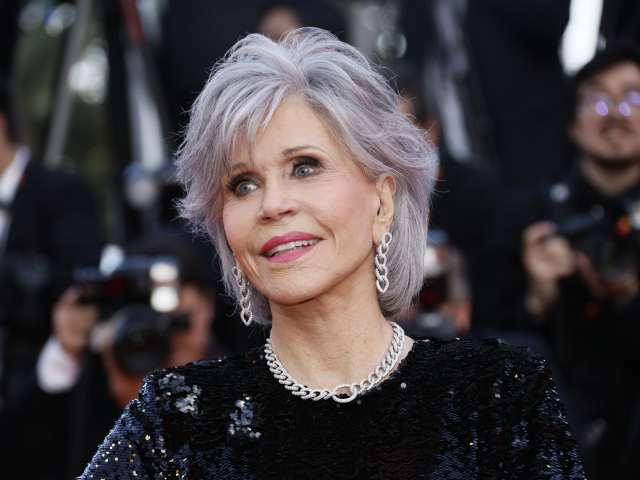 Herečka Jane Fonda.