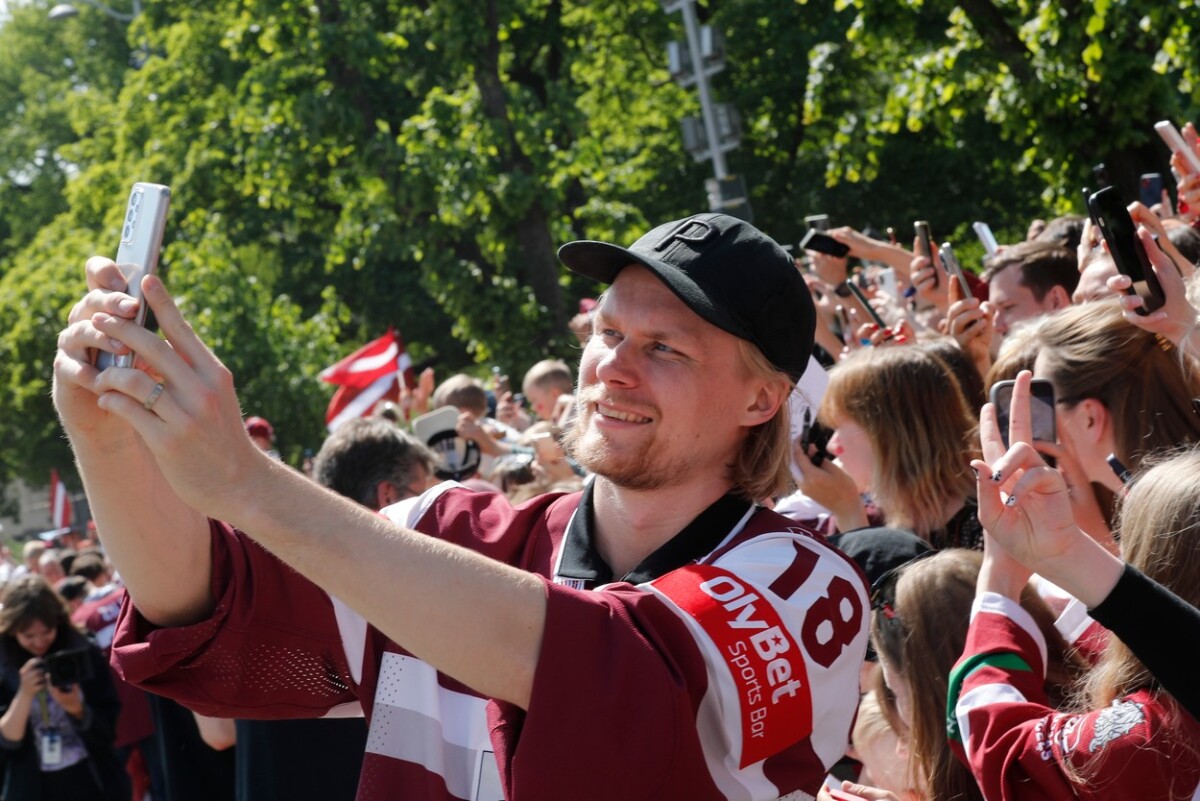 Lotyšsko Riga oslavy bronz