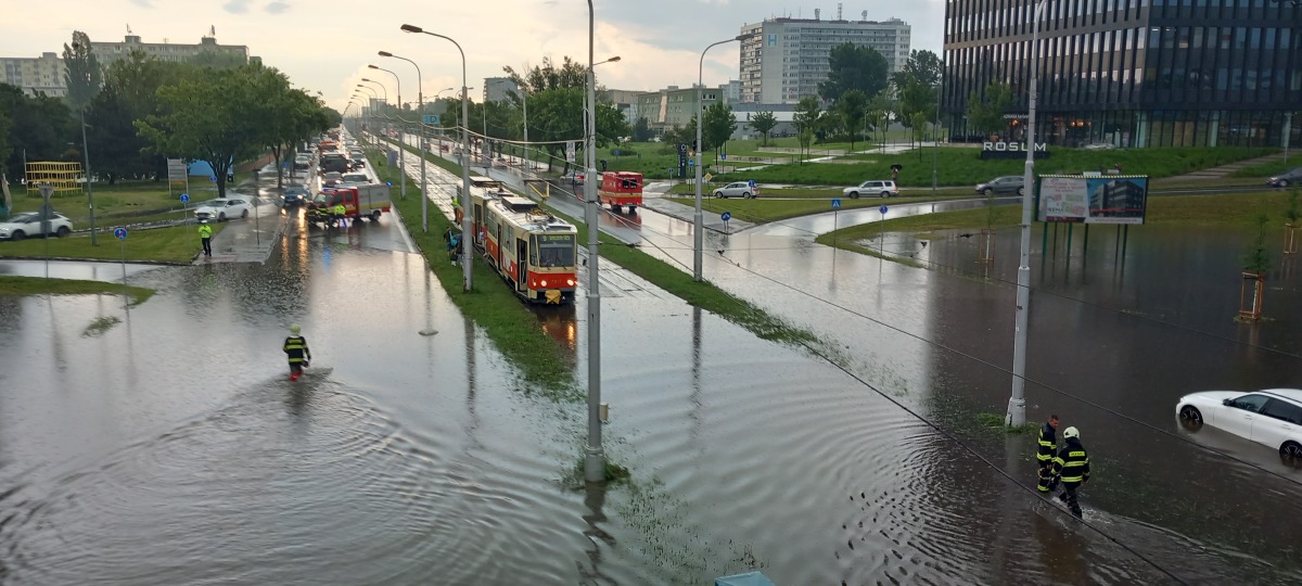 potopa, bratislava, ružinovská, búrka