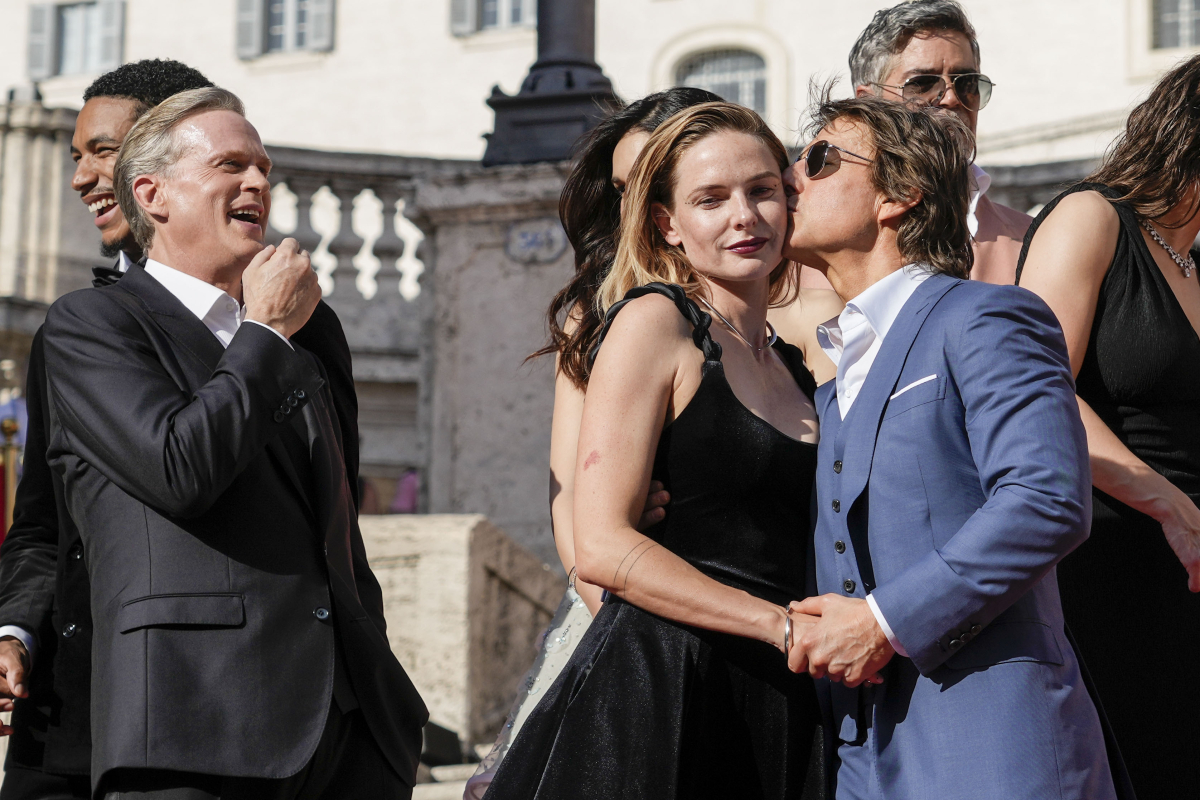 Rebecca Ferguson a herec Tom Cruise 