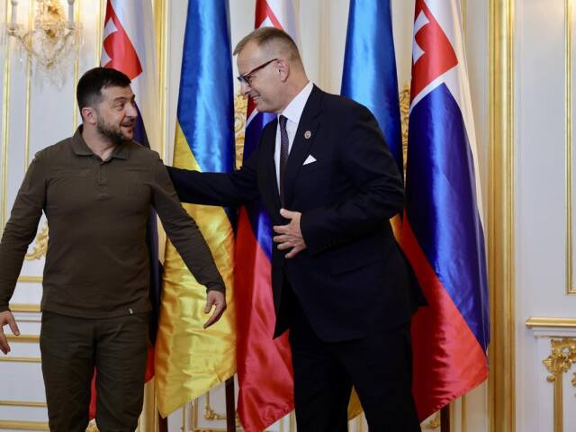 Bratislavský hrad, Boris Kollár, Volodymyr Zelenskyj, dostál, kozelová, Pčolinský, valášek