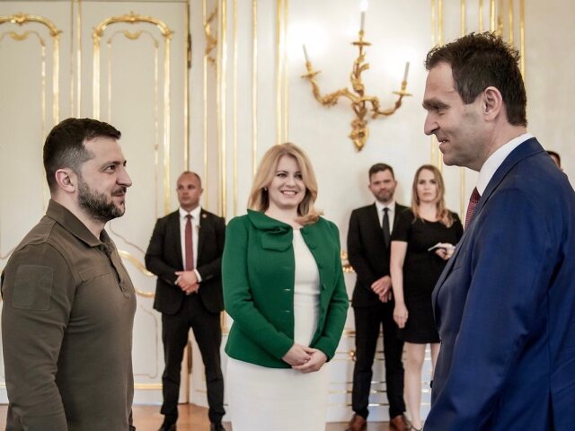 Ukrajinský prezident Volodymyr Zelenskyj sa stretol aj s povereným predsedom vlády Ľudovítom Ódorom.