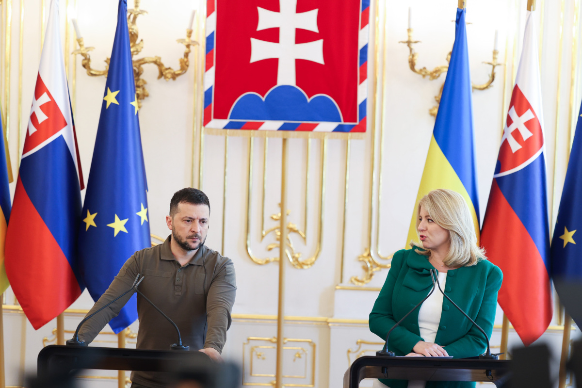 Volodymyr Zelenskyj, Zuzana Čaputová