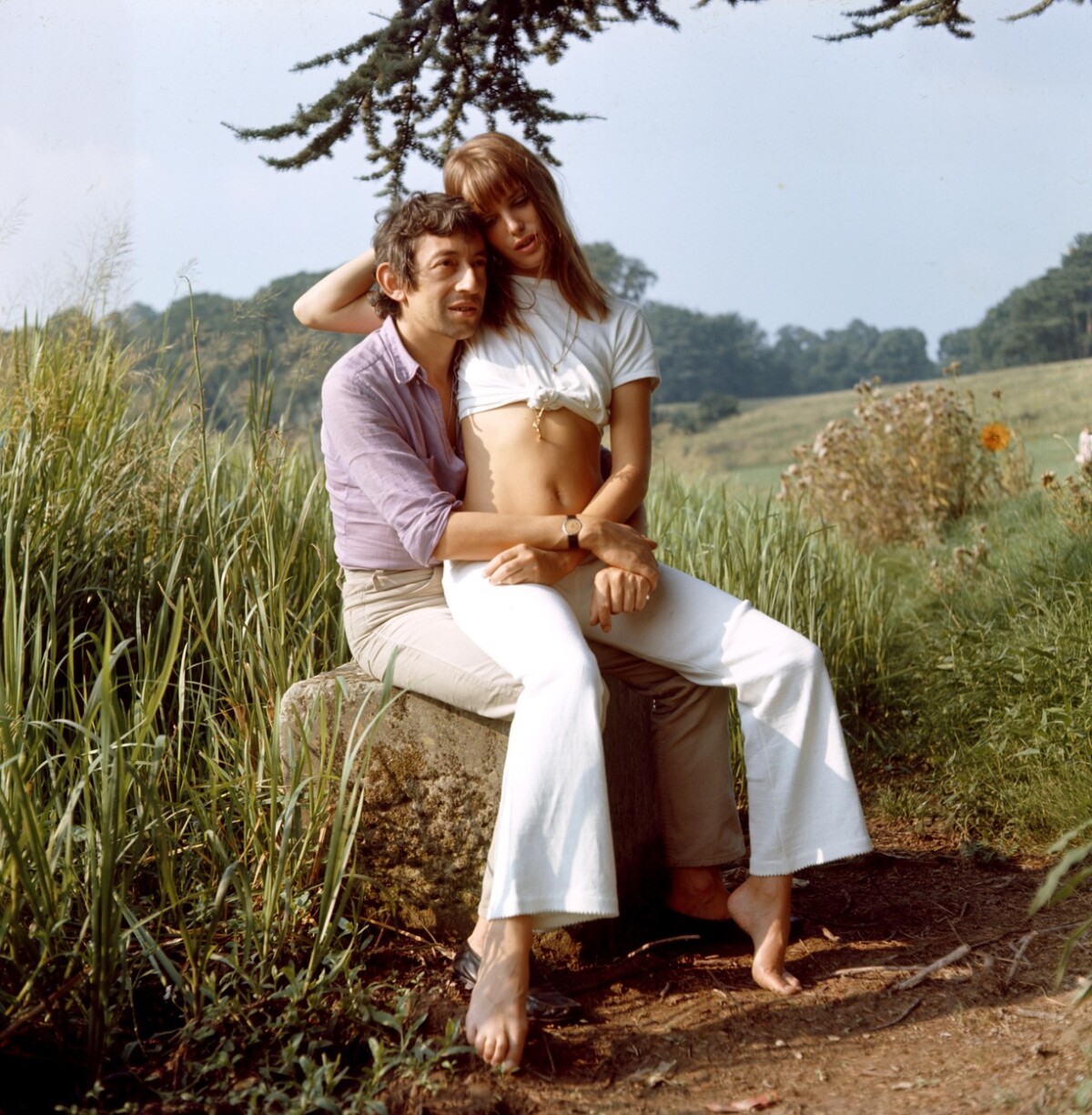 Jane Birkin a spevák Serge Gainsbourg