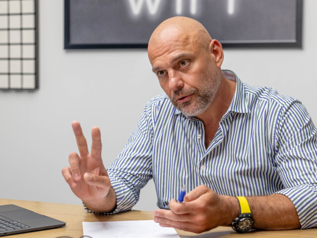 Šéf spoločnosti EU Poultry Dmytro Borodavka.