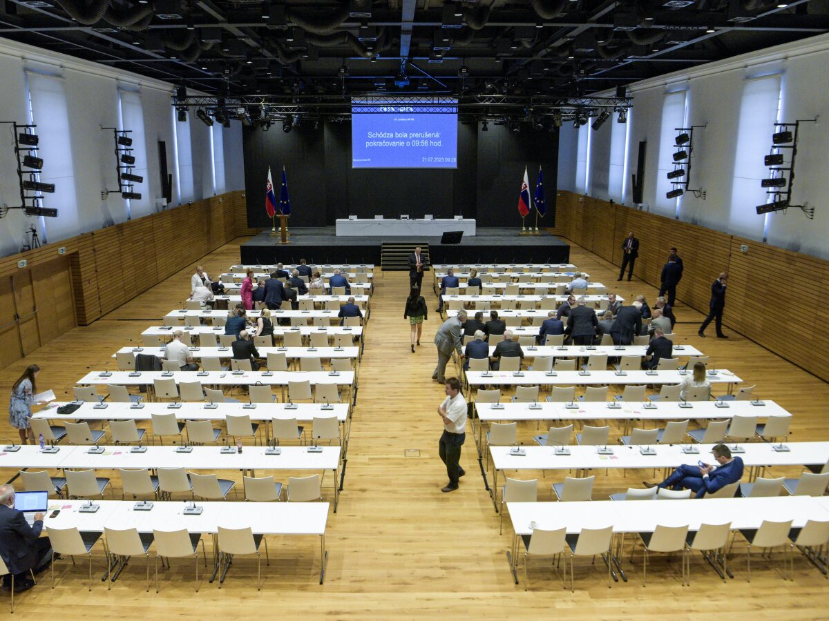 SR Bratislava NRSR parlament 97. schôdza mimoriadna BAX