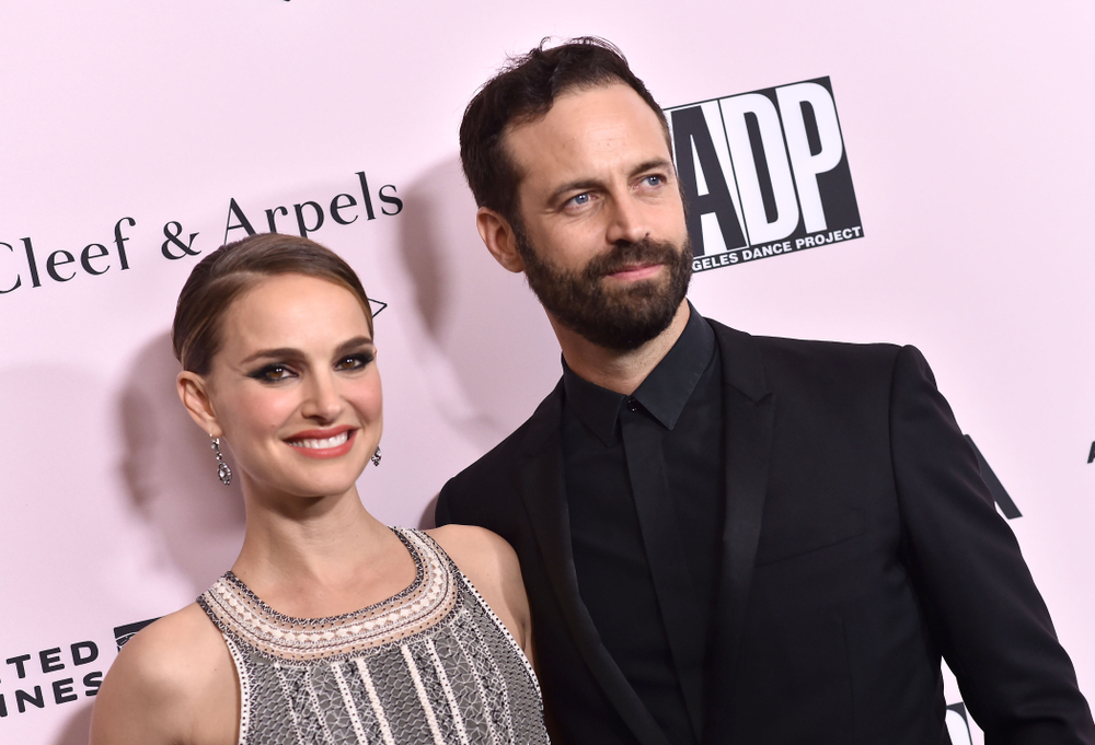 Natalie Portman po boku bývalého manžela Benjamina Millepieda.