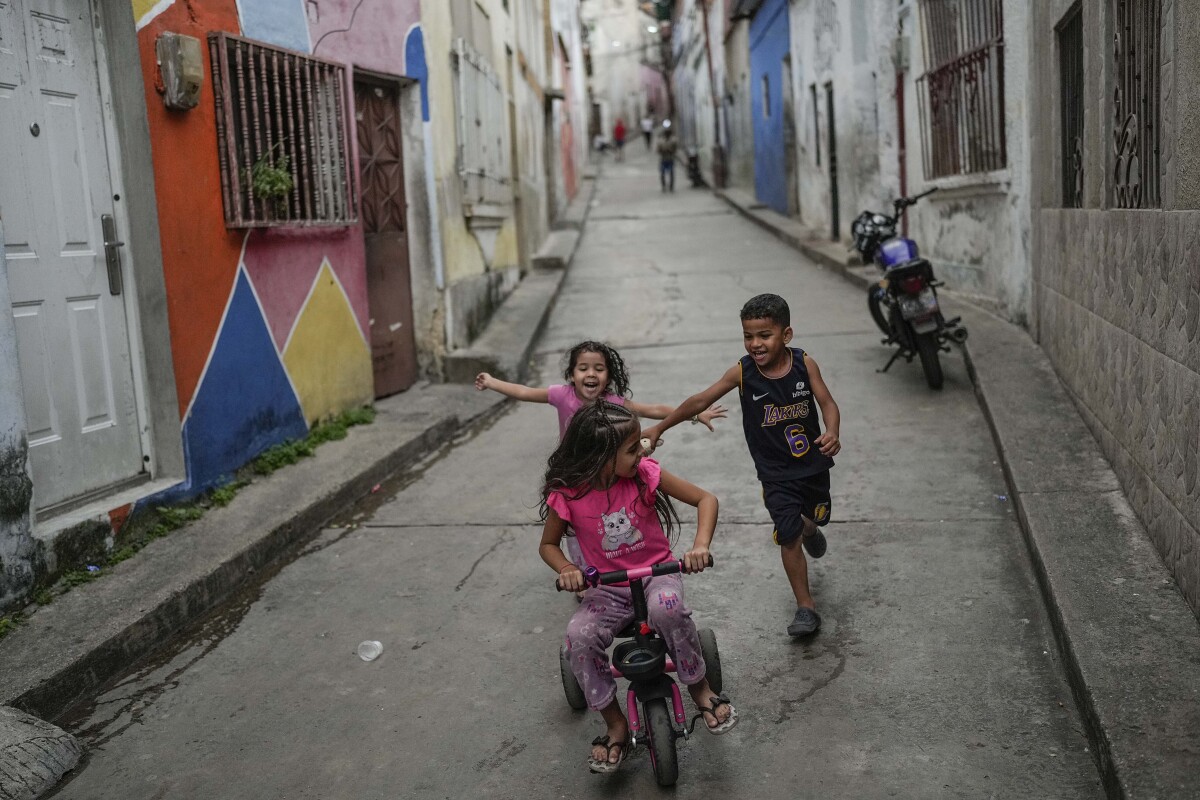 Venezuela, deti, Caracas,