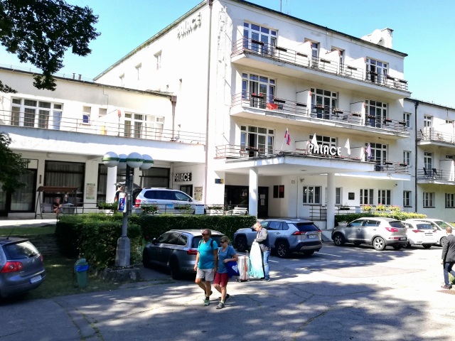 Hotel Palace v sliačskom areáli.