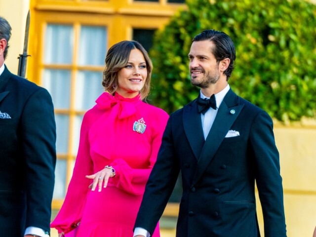 Švédsky princ Carl Philip a jeho manželka, princezná Sofia