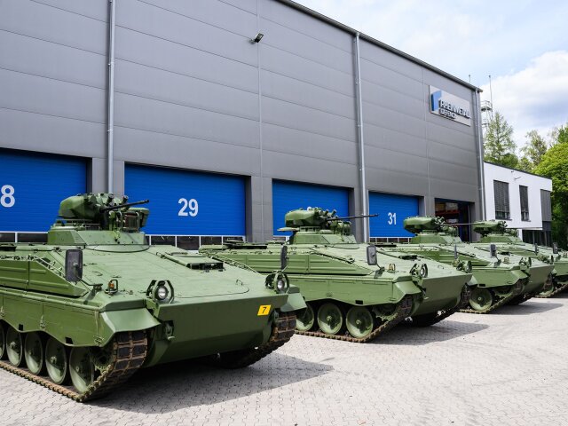 Nemecké bojové vozidlá Marder 1A3 pre Ukrajinu.