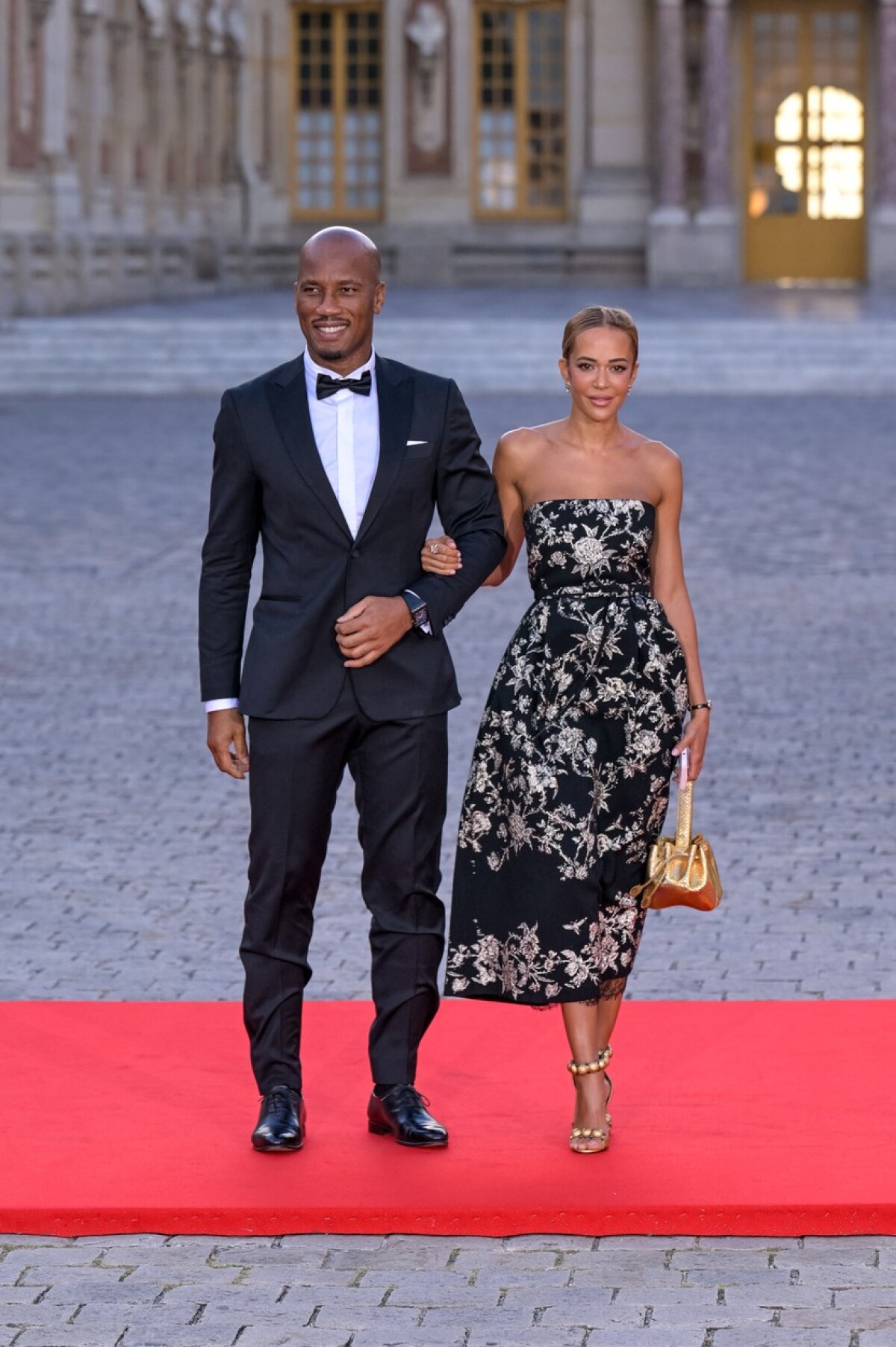 Didier Drogba a jeho životná partnerka Gabrielle Lemaire