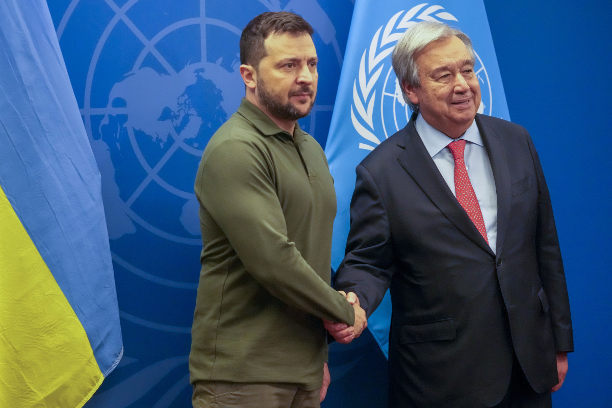 Zelenskyj, Guterres, OSN