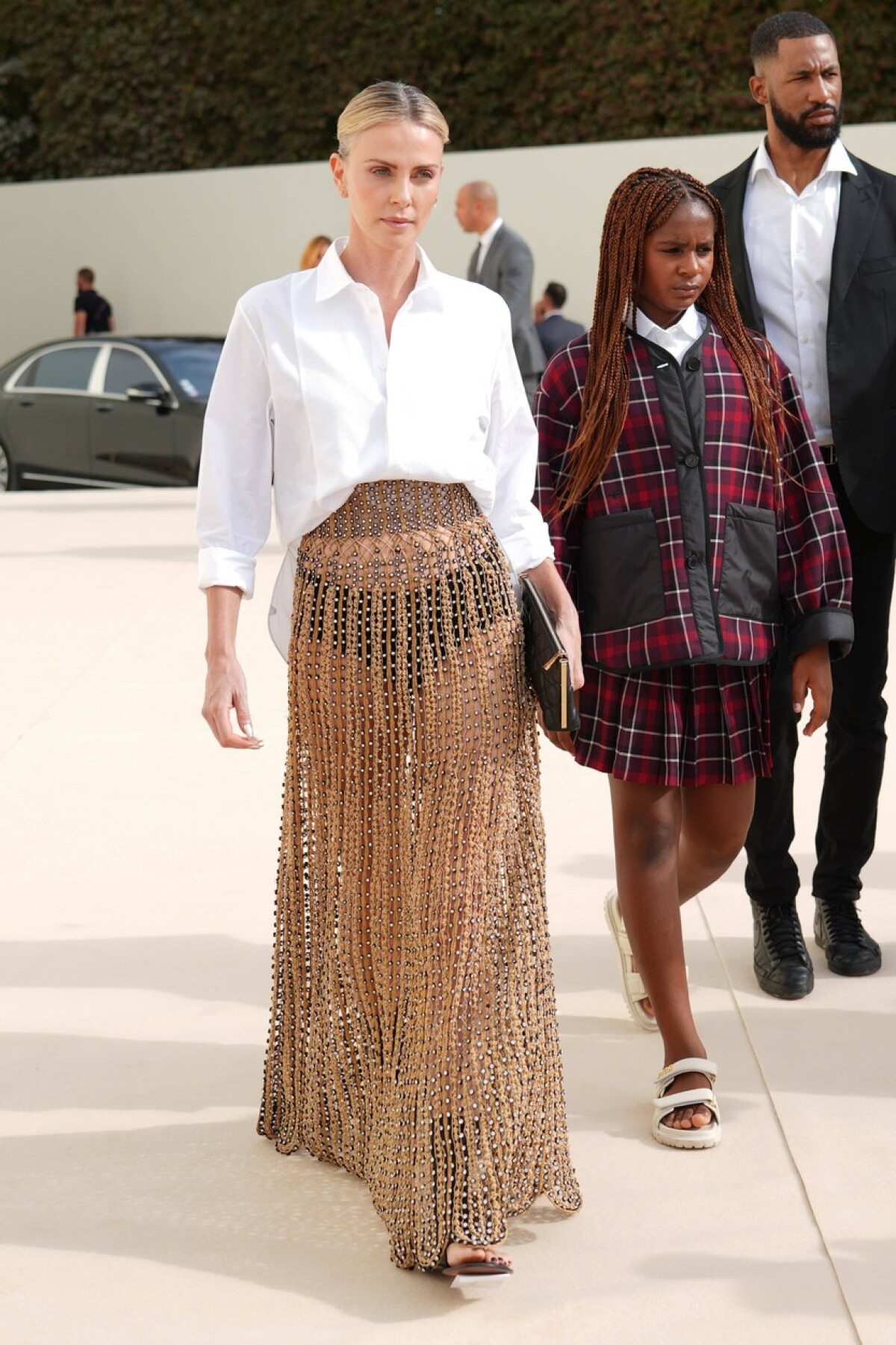 Charlize Theron a jej dcéra August Theron