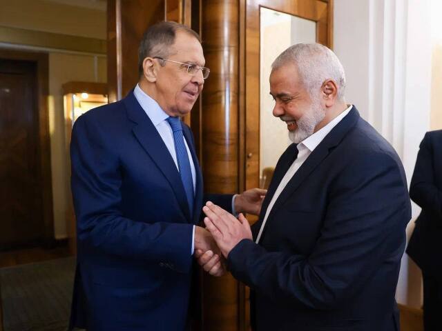Ismail Hanija Sergej Lavrov