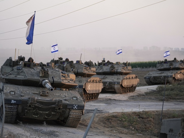 Izraelská armáda / Tank / Pásmo Gazy /