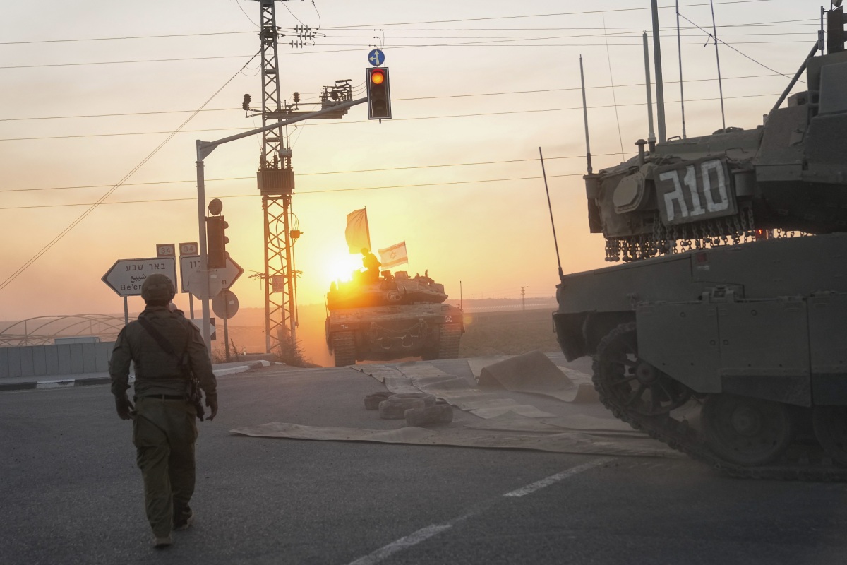 Izraelská armáda / Tank / Pásmo Gazy /