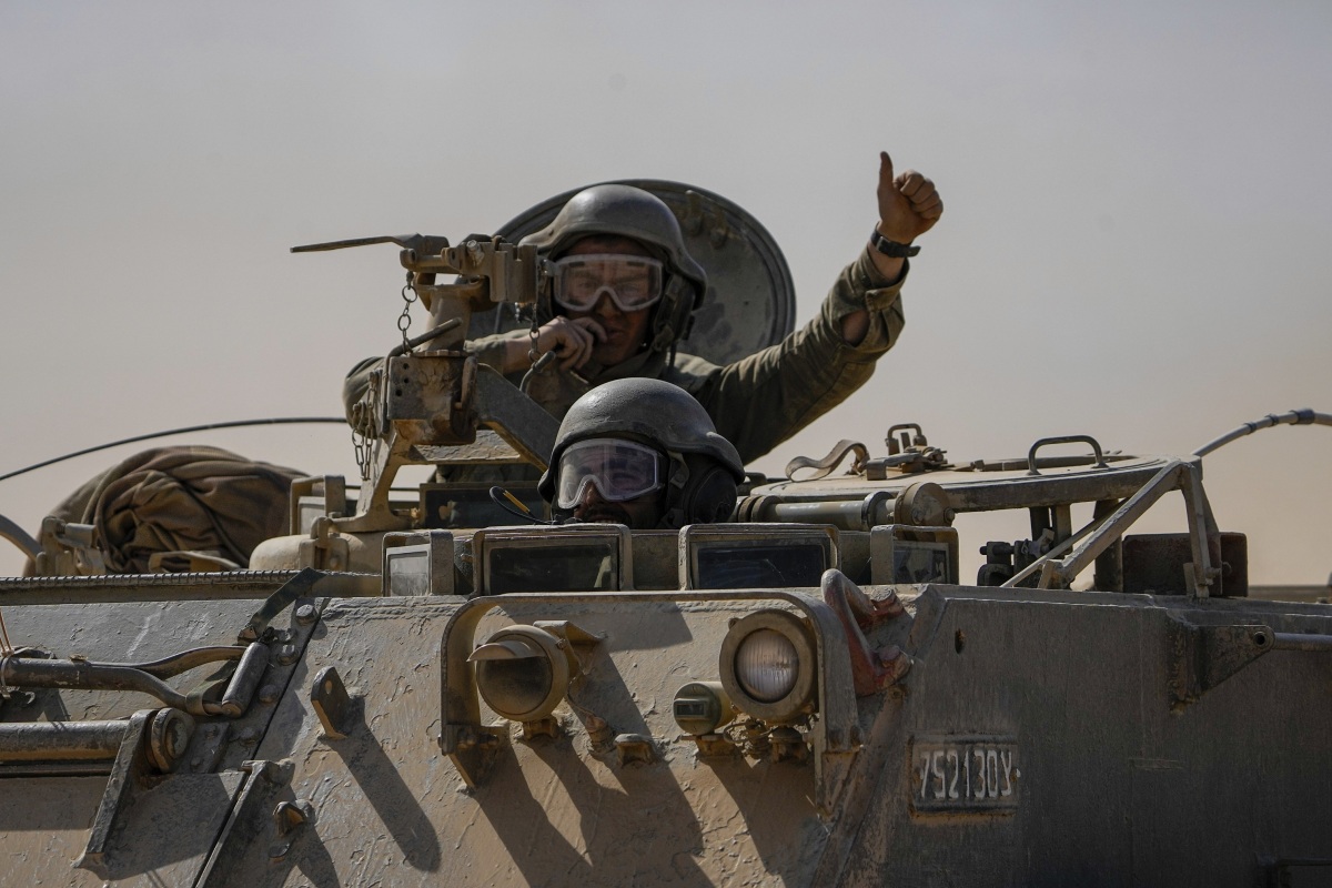 Izraelská armáda / Tank / Pásmo Gazy /