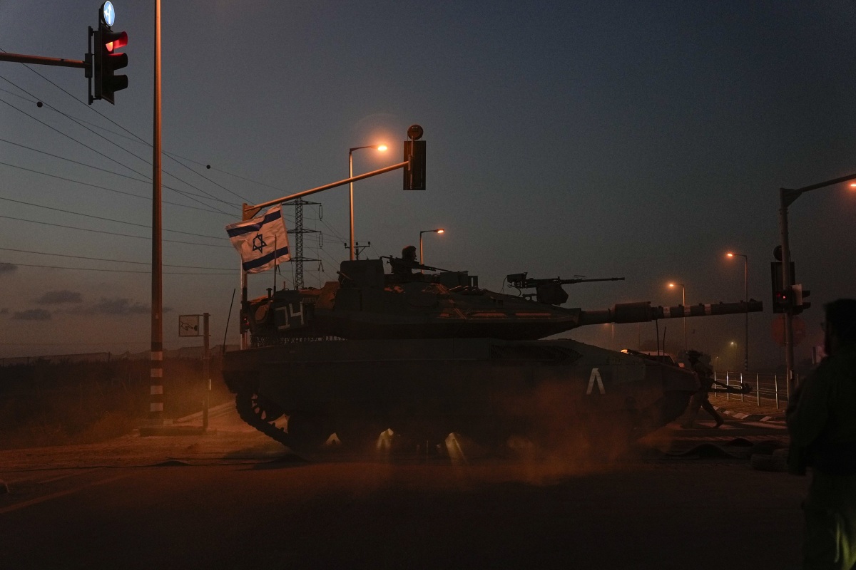 Izraelská armáda / Tank / Pásmo Gazy /