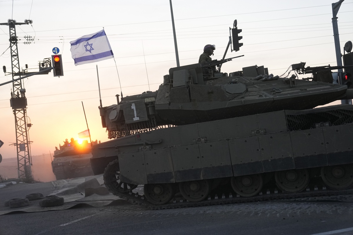 Izraelská armáda / Tank / Pásmo Gazy /